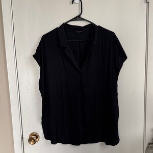 Banana Republic Black Button Down Shirt